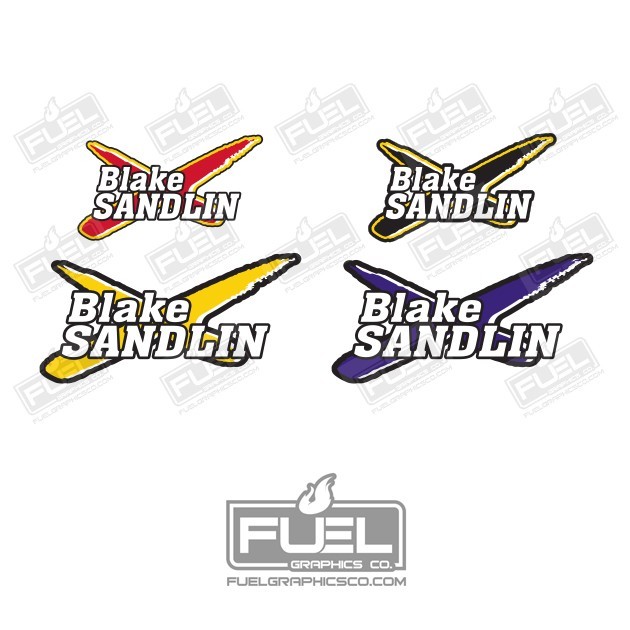 Ski-doo MXZ X REV-XP, XS Chassis Race Mod Custom Premium Decal 4 Pack