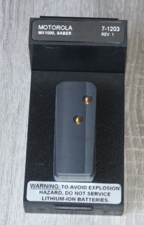 NOS Motorola Cadex Battery Analyzer Adapter Motorola Saber MX1000  7-1203