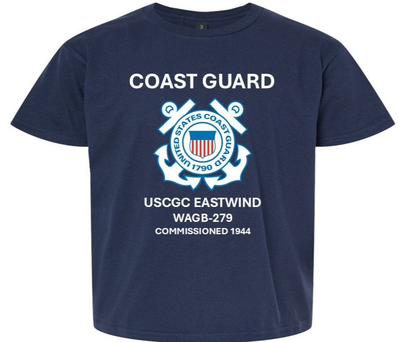 USCGC EASTWIND  WAGB-279 * COMMISSIONED 1944 *USCG OFFICIALLY LICENSED