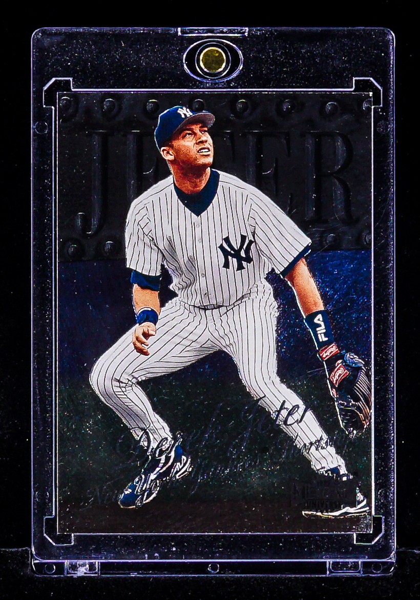 Derek Jeter RARE METAL UNIVERSE FOIL CARD New York Yankees HOF
