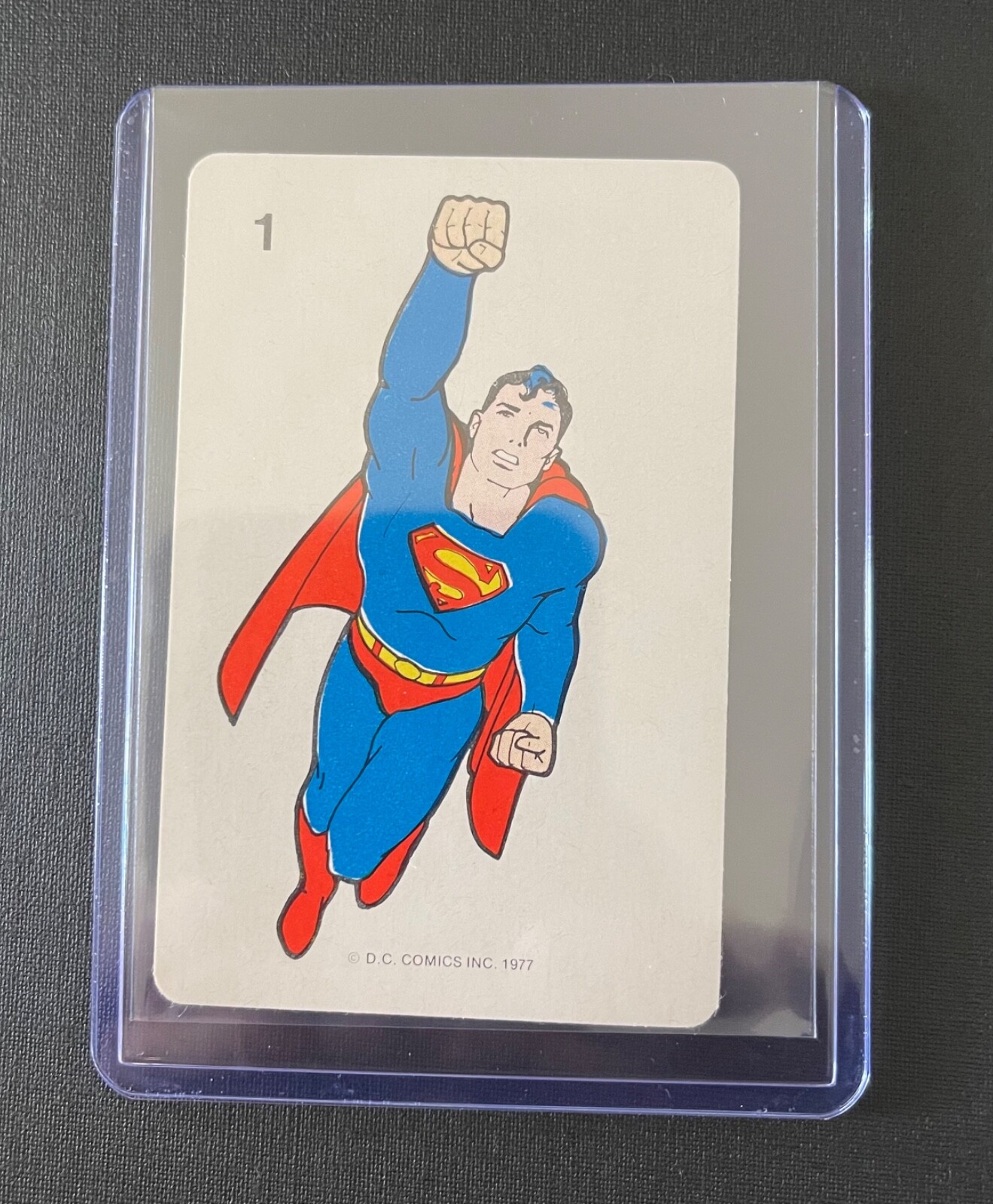 1977 Russell's Vintage DC Comics Trading Card Game #1SUPERMAN💥ORIGINAL $each.