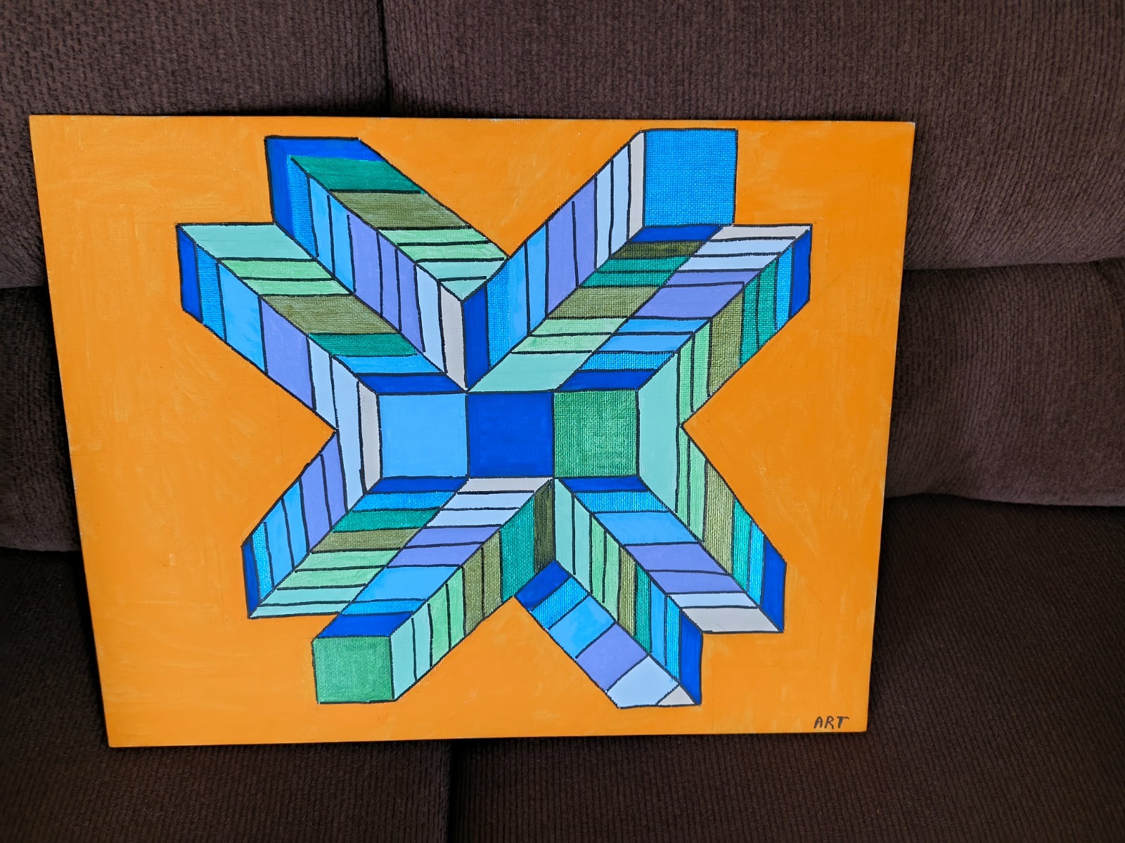 Acrylic paintings on canvas 11x14