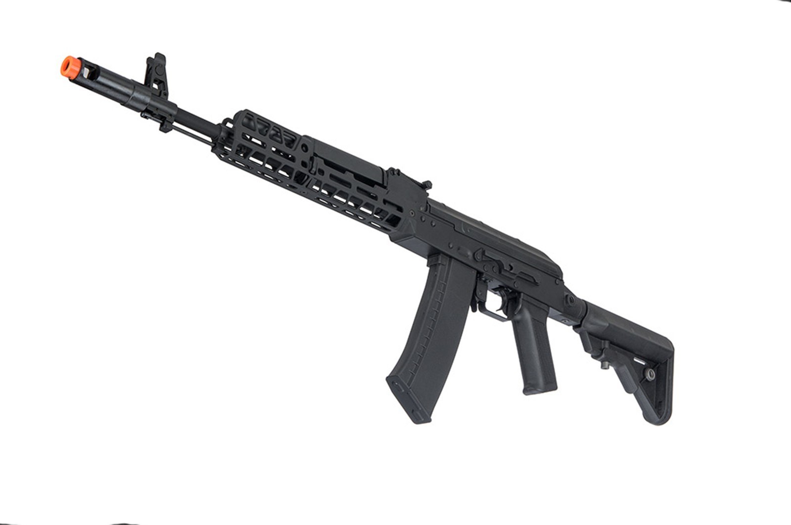 AEG Lancer Tactical AK Full Metal Rifle Airsoft w/ 10.5 inch M-LOK Handguard 74