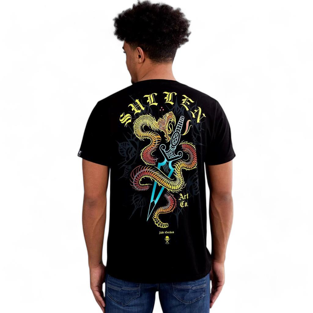 New Men's Sullen Art Collective Premium Black Tattoo T-Shirt Tee M-3XL