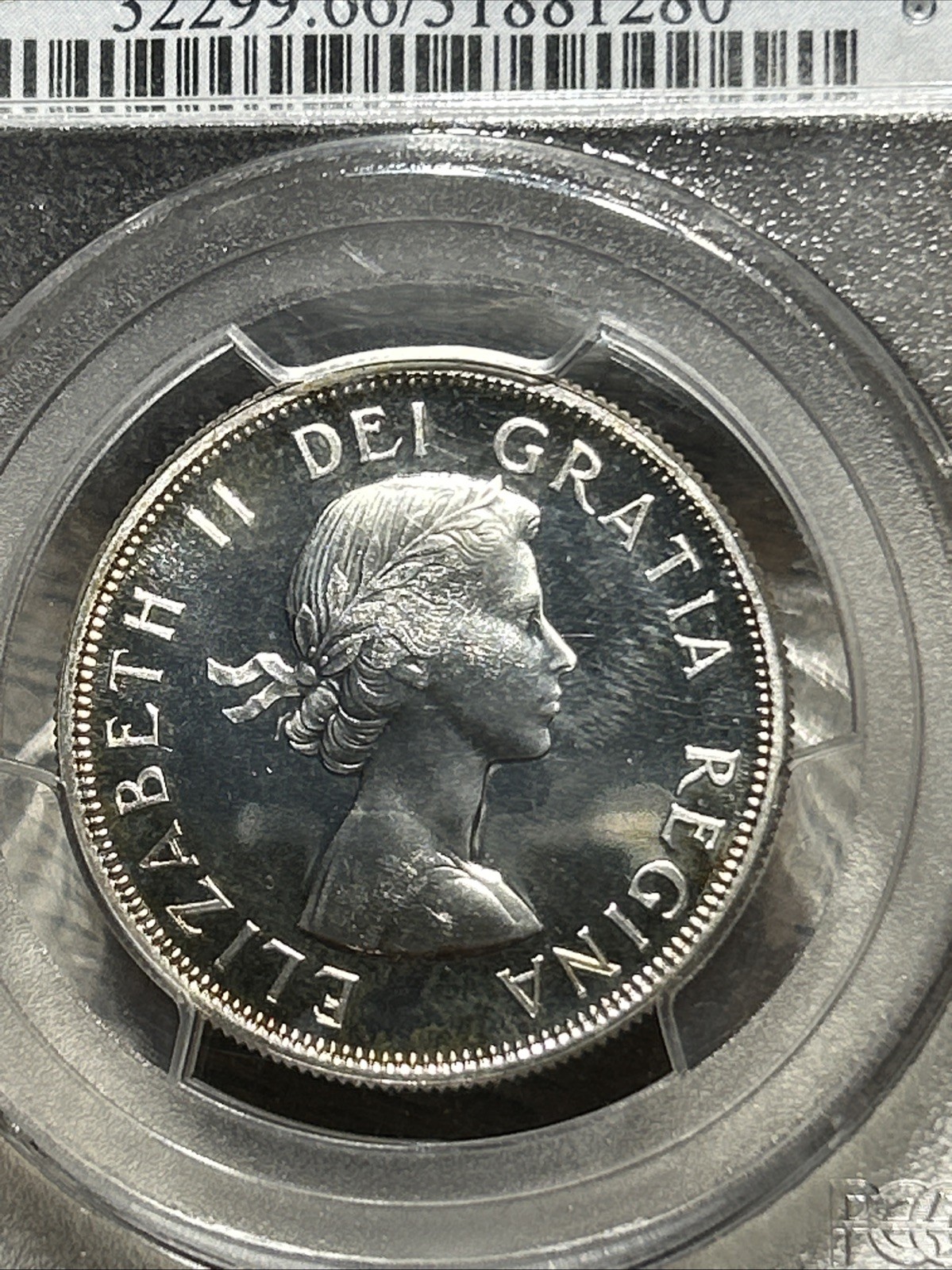 1956 Canada 50 Cents PCGS PL66 Rare Silver 50C Coin