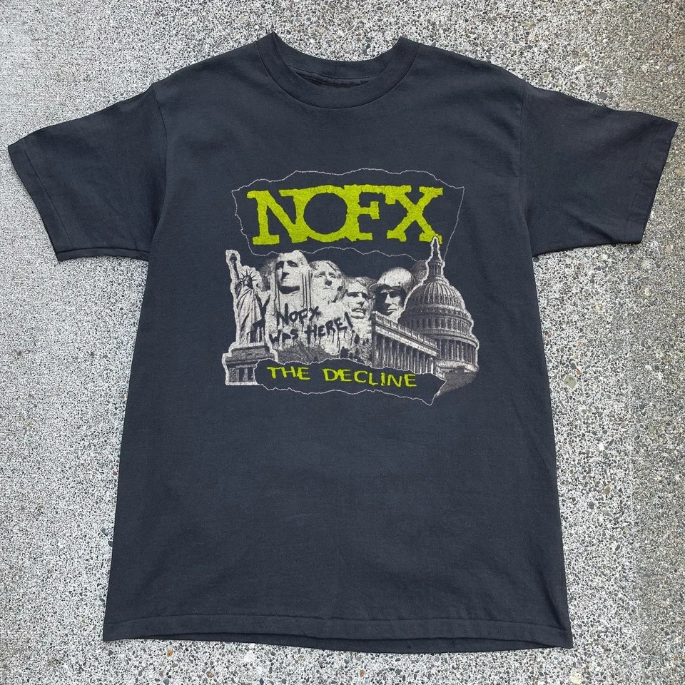 NOFX The Decline Vintage Punk Rock Band Graphic T-Shirt S-5XL