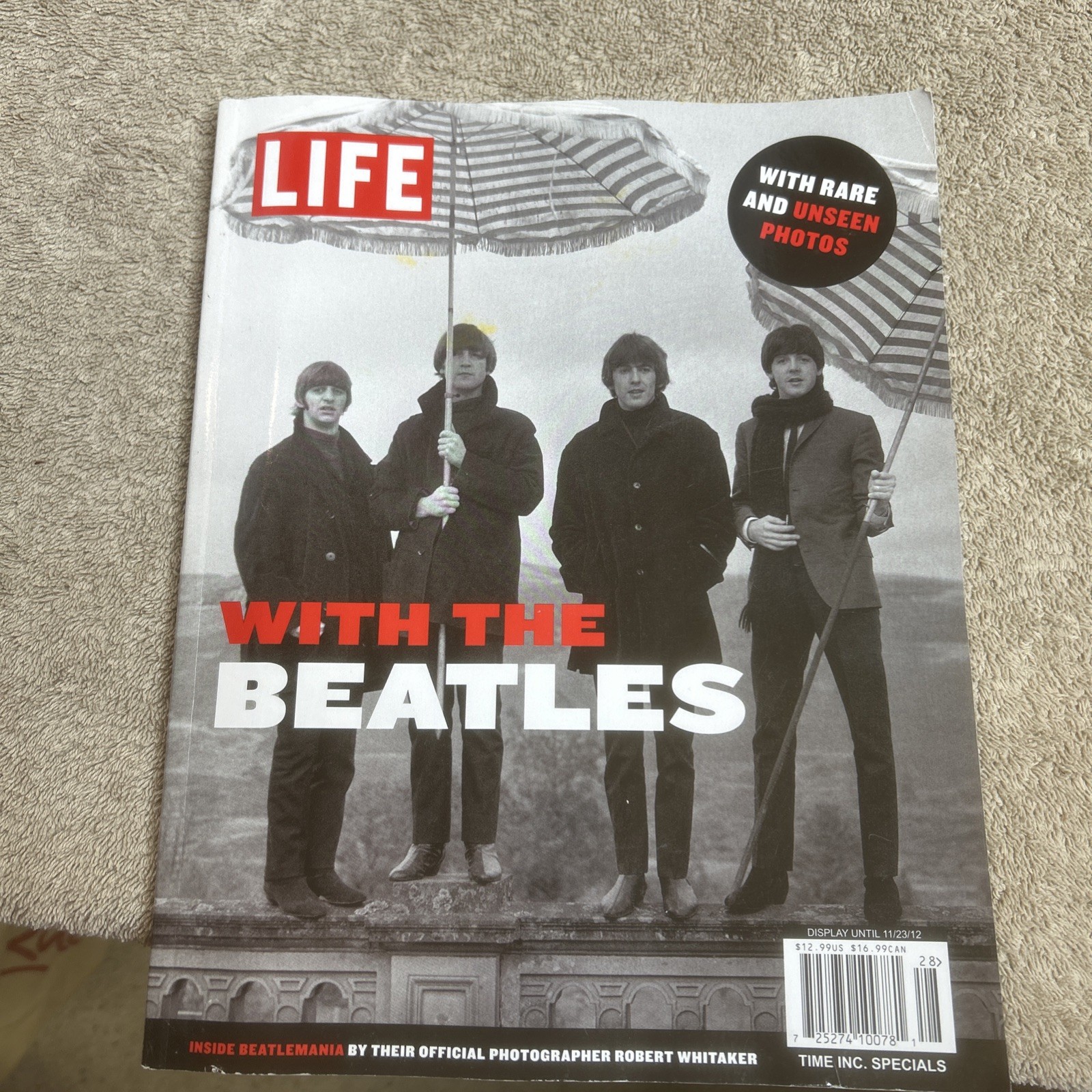 The Beatles 2012 Life Magazine Collectors Edition Rare and Unseen Photos