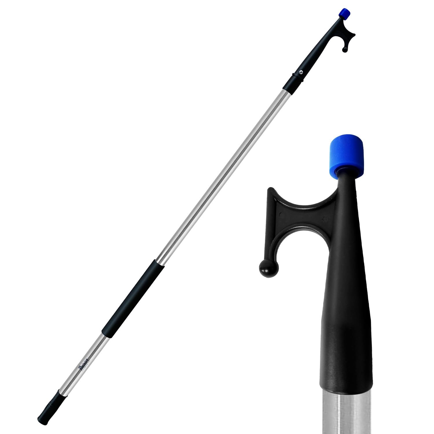 RainierSupplyCo Boat Hook with Telescoping Extension Push Pole for Docking & ...
