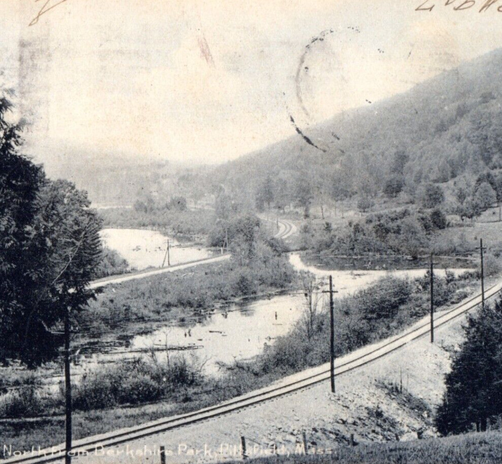 Berkshire Park Blissfield Massachusetts Postcard Vintage 1907