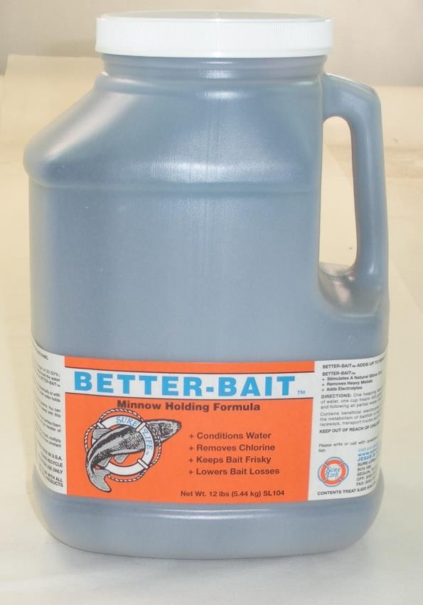 Sure-Life SL104 Better Bait Minnow Holding Formula 12 Lb Bottle Sure-Life SL104 Better Bait Minnow Holding Formula 12 Lb Bottle