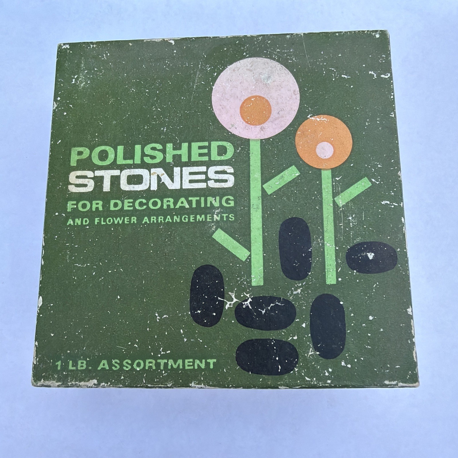 Vintage Otagiri Polished Stones For Decorating And Flower Arrangements RARE Vintage Otagiri Polished Stones For Decorating And Flower Arrangements RARE
