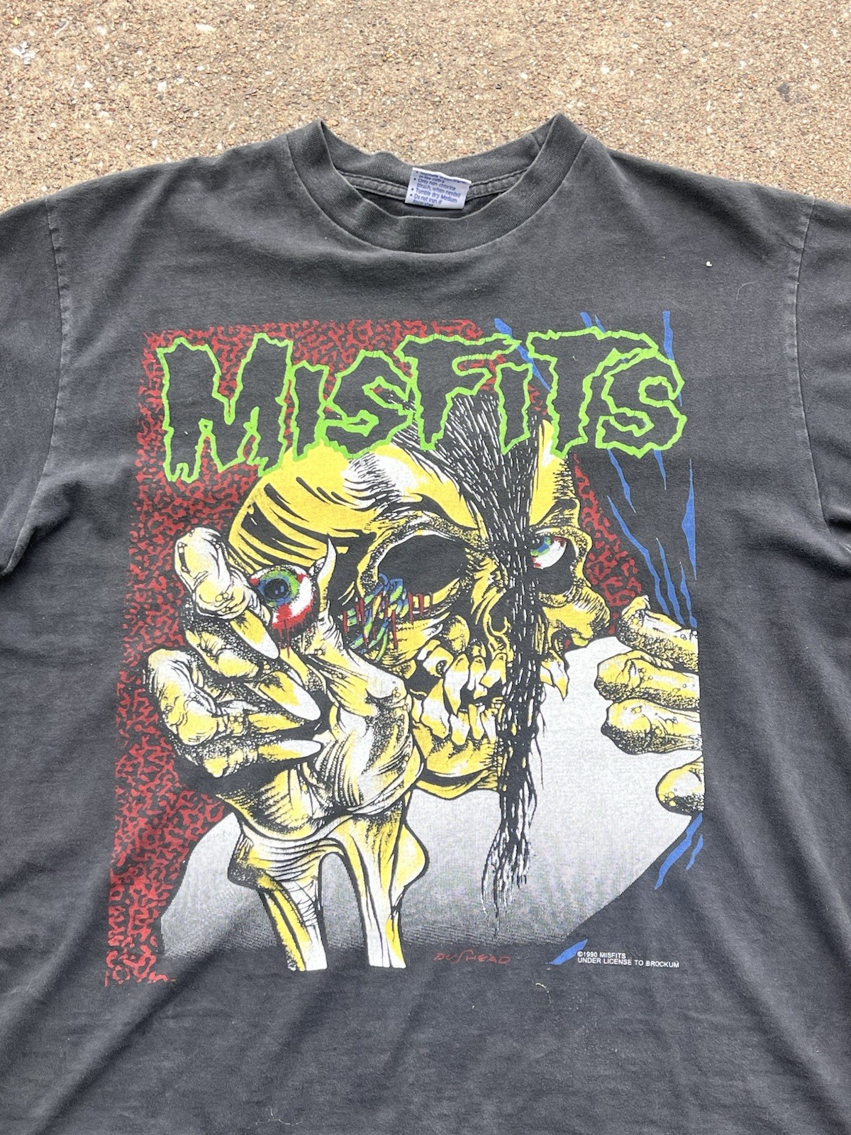 Vintage 1990s The Misfits American Psycho tour punk band tee, xl