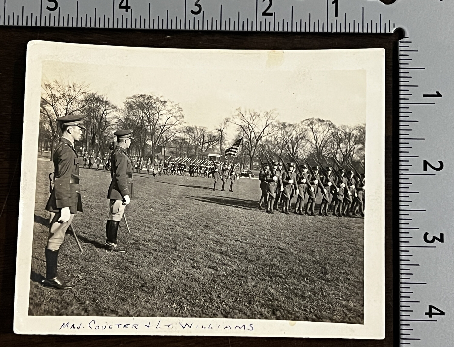 RARE MAJOR JOHN B. COULTER MILITARY COMMAND WWII ARMY BLACK AND WHITE PHOTOGRAPH