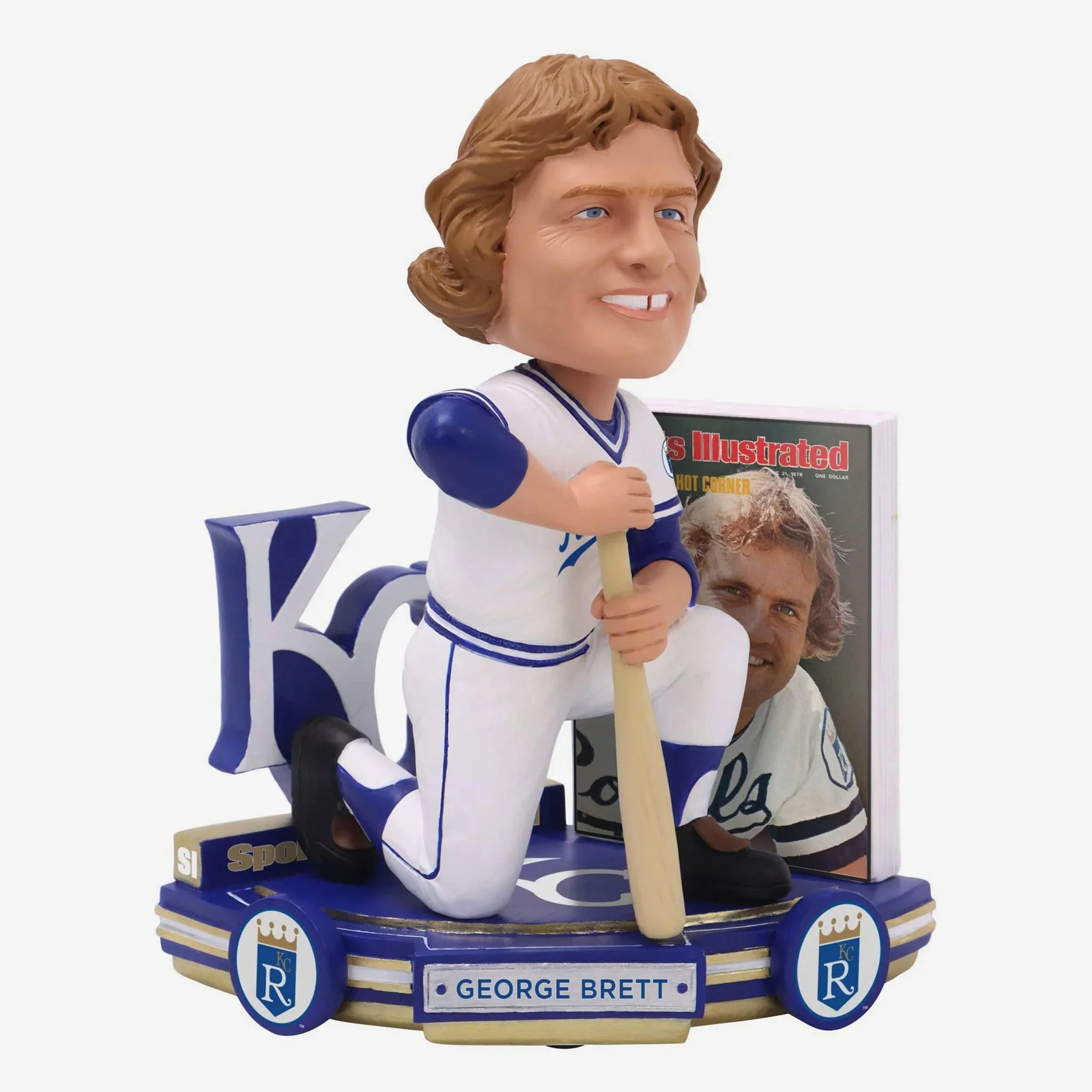 George Brett Kansas City Royals Sports Illustrated Cover Bobblehead MLB George Brett Kansas City Royals Sports Illustrated Cover Bobblehead MLB