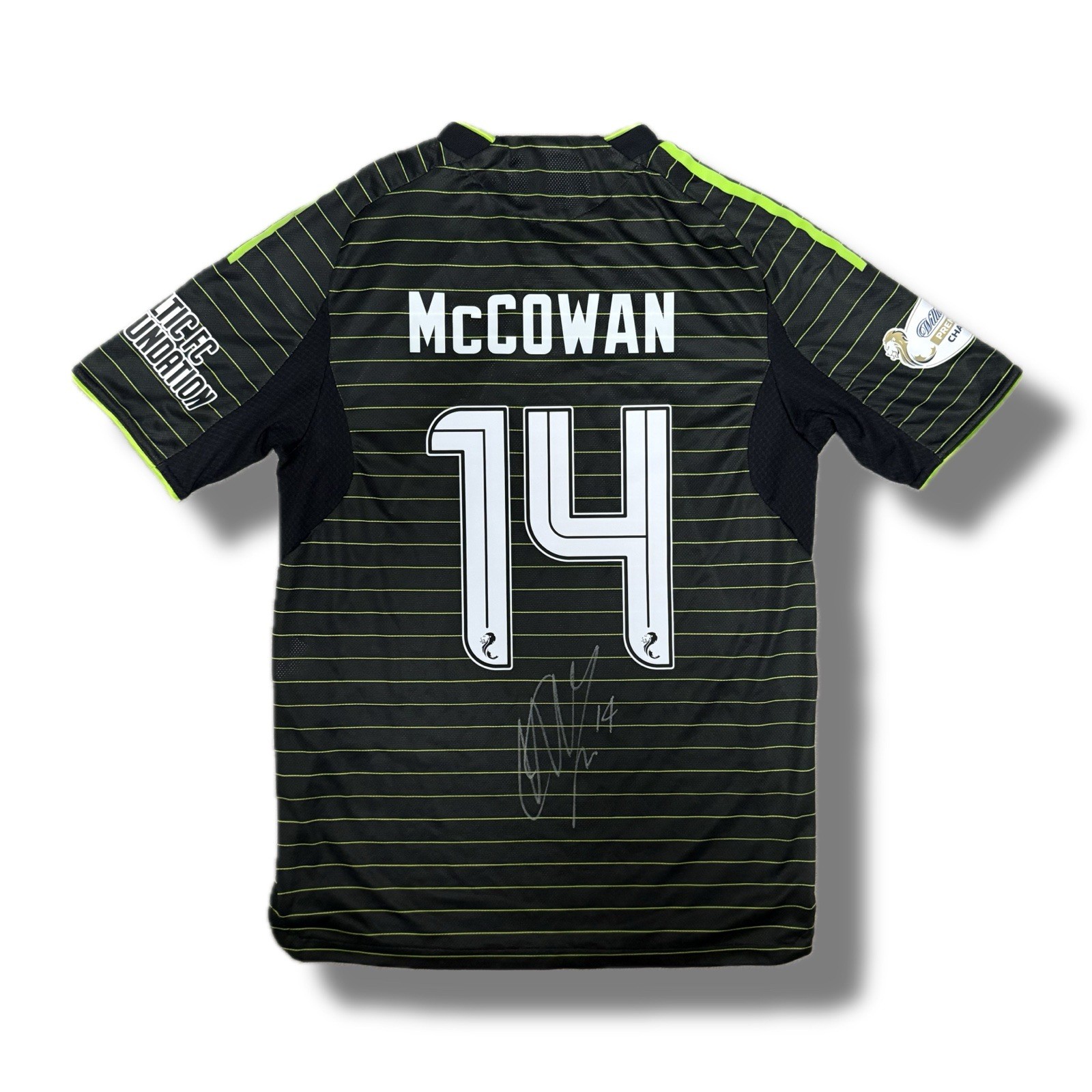 Signed McCOWAN Celtic FC Match Worn 2025/26 Football Away Shirt - COA