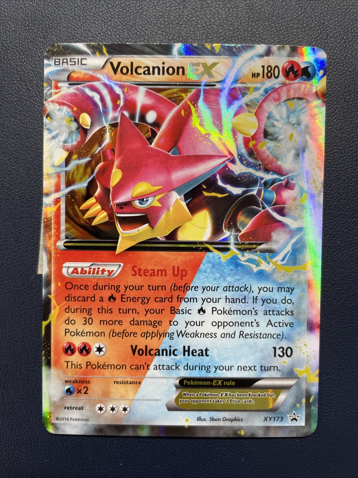 1x Volcanion EX XY Promos - Pokemon MP XY173 toploaded fast shipping