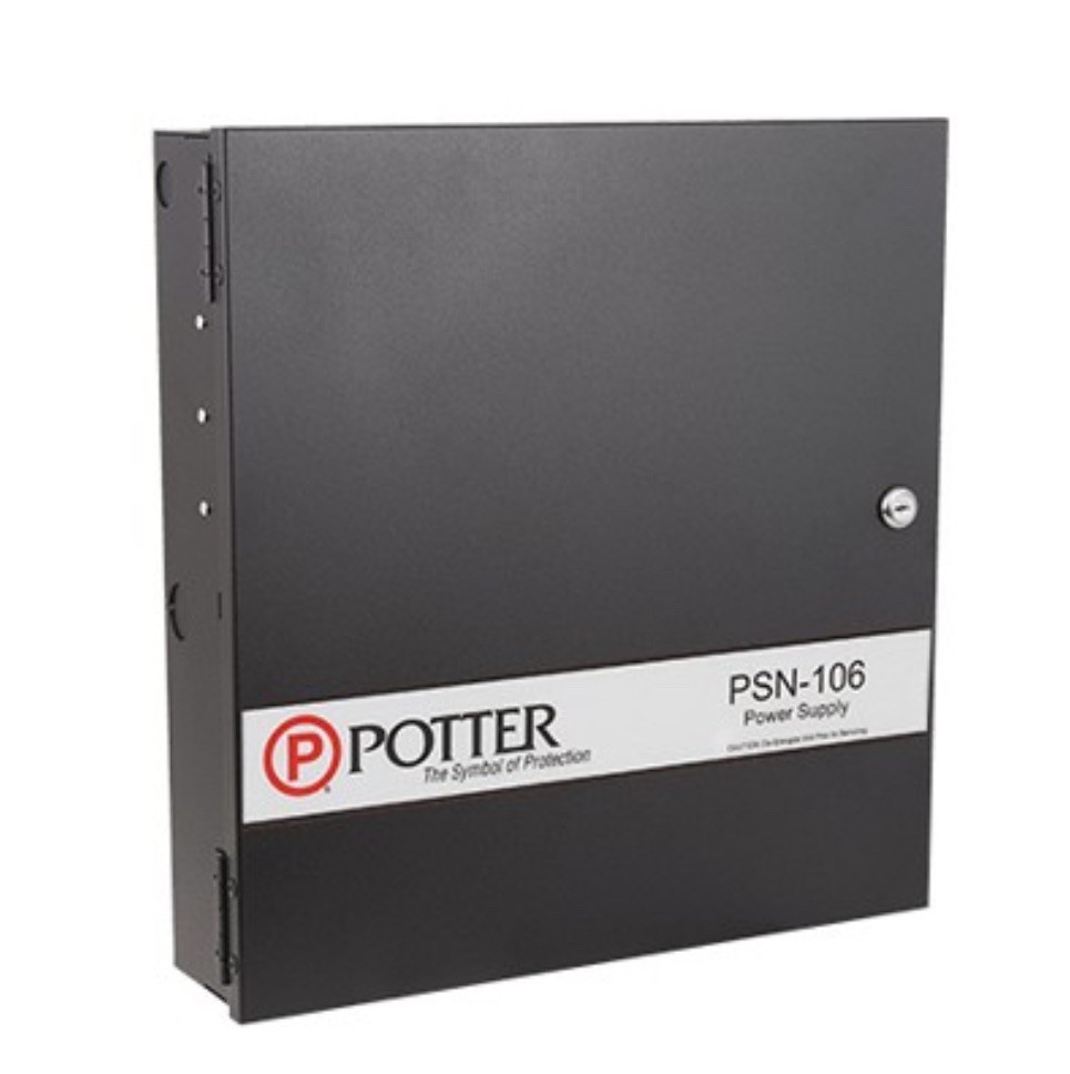 POTTER PSN-106 10 AMP 6 CIRCUIT POWER SUPPLY - BLACK - BRAND NEW POTTER PSN-106 10 AMP 6 CIRCUIT POWER SUPPLY - BLACK - BRAND NEW