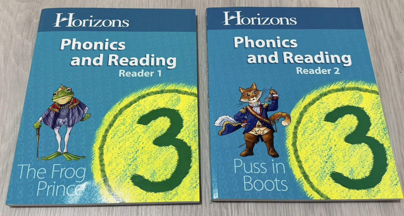 Horizons 3rd Grade Phonics and Reading Readers Student Books 1 & 2 NEW