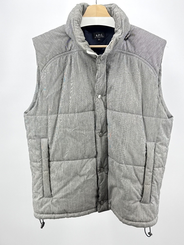 A.P.C. Striped Vest size XL (fits US L/XL) APC