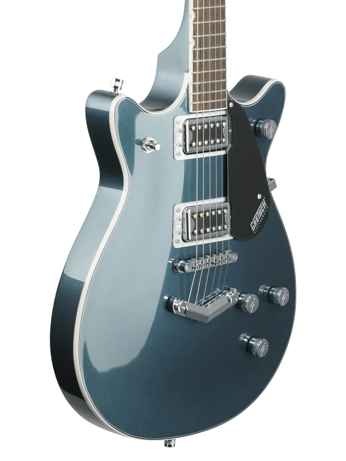 Gretsch Electromatic G5222 Double Jet Jade Grey Double Cut Chambered Mahogany