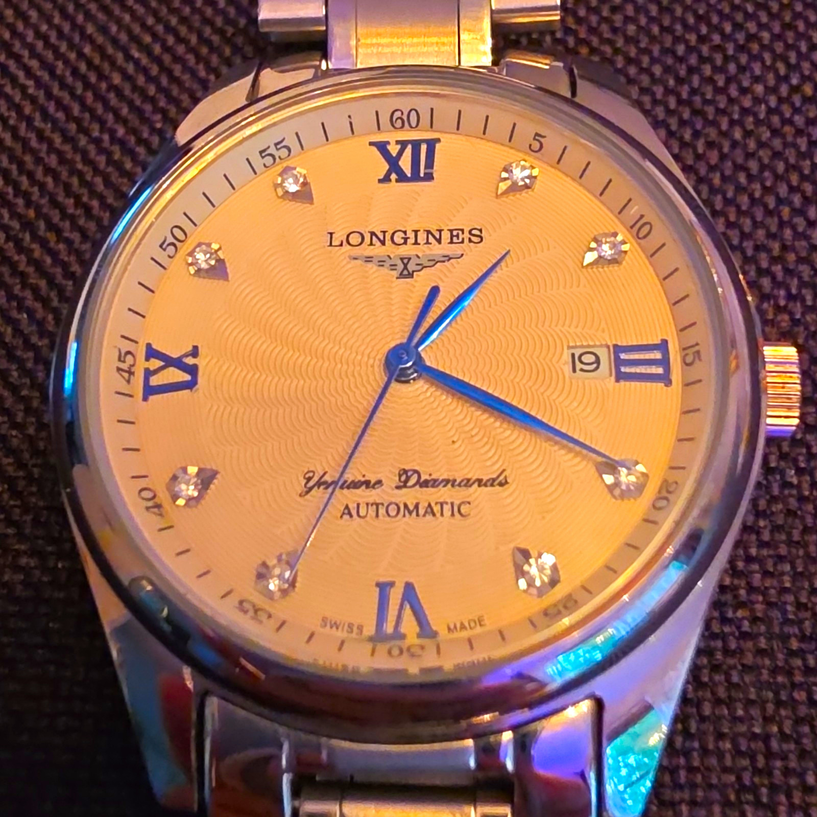 Longines Master Collection Stainless Steel - Needs winding stem repair