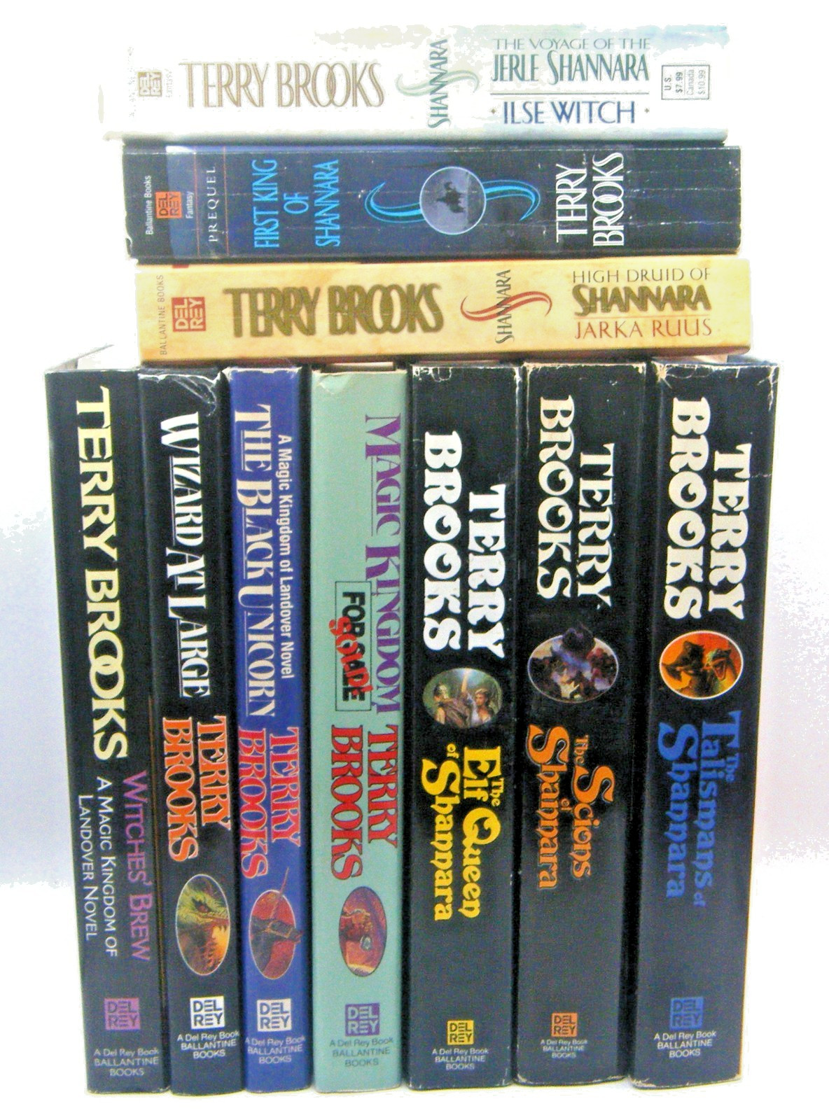 Terry Brooks  Lot of 10 Books 1st Edition Shannara Magic Kingdom of Landover