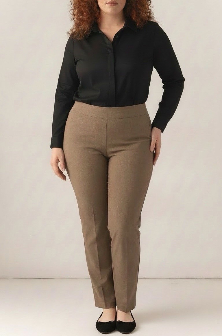 NWT Talbots Women’s Size 14P Brown Rayon Blend Pull On Pant NWT Talbots Women’s Size 14P Brown Rayon Blend Pull On Pant