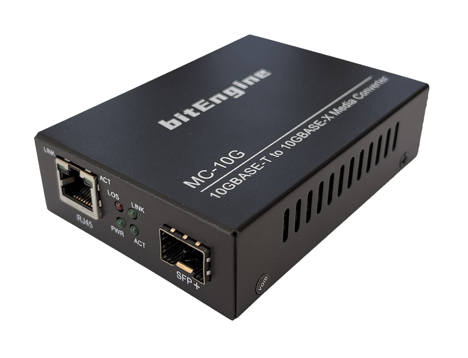 bitEngine 10G Media Converter, 10 Gigabit Copper to 10G Fiber Ethernet.Unmanaged bitEngine 10G Media Converter, 10 Gigabit Copper to 10G Fiber Ethernet.Unmanaged