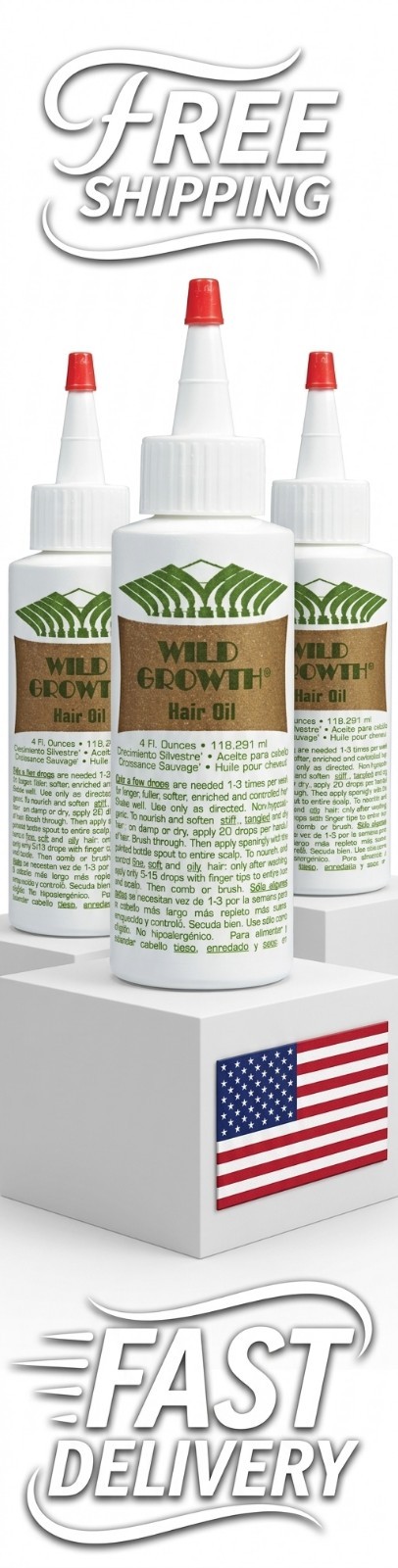 Wild Growth Hair Oil 4 oz ***AUTHENTIC & 