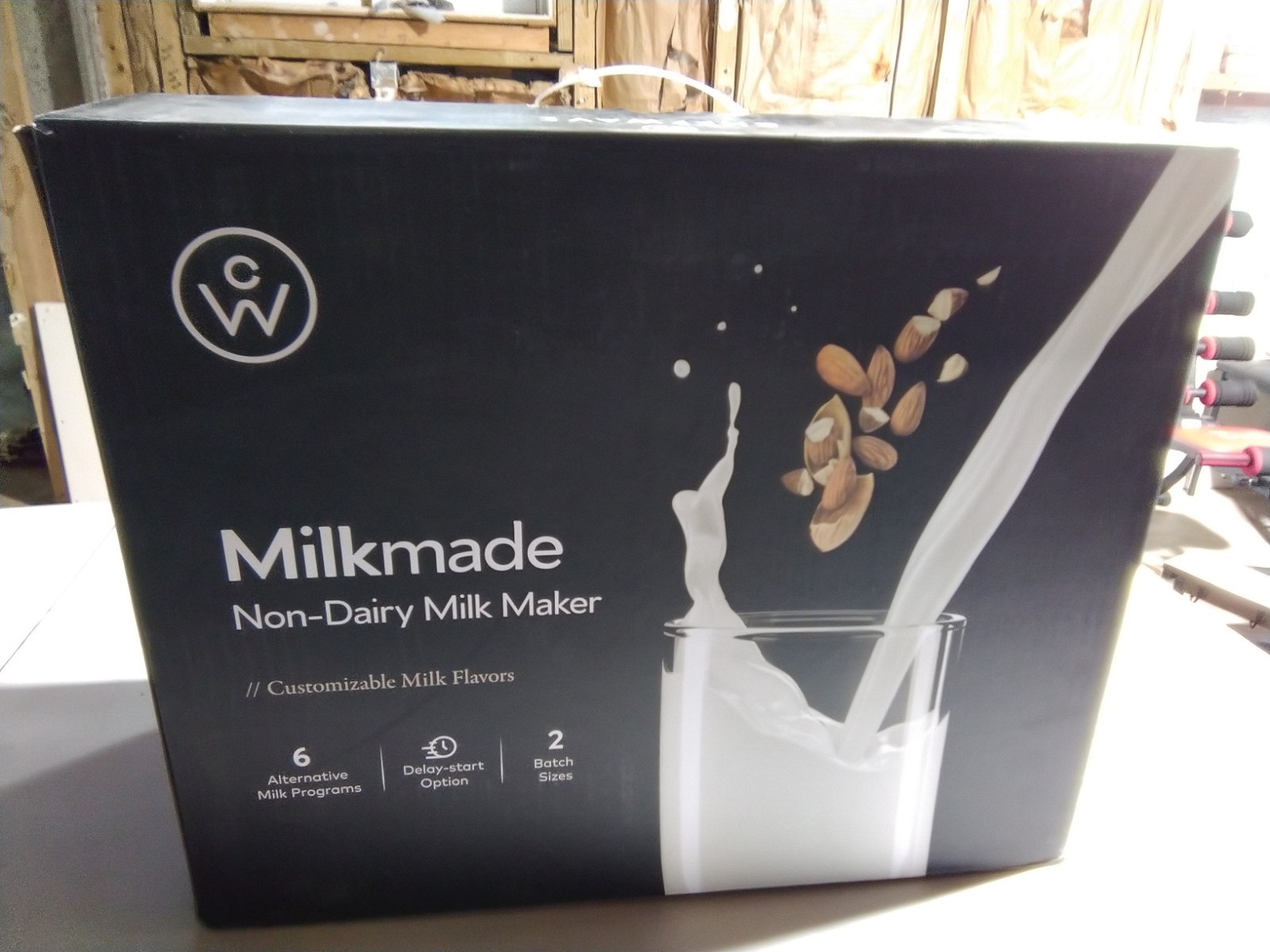 ChefWave Milkmade Non Dairy Milk Maker 6 Programs Almond Soy Oat Milk Open Box