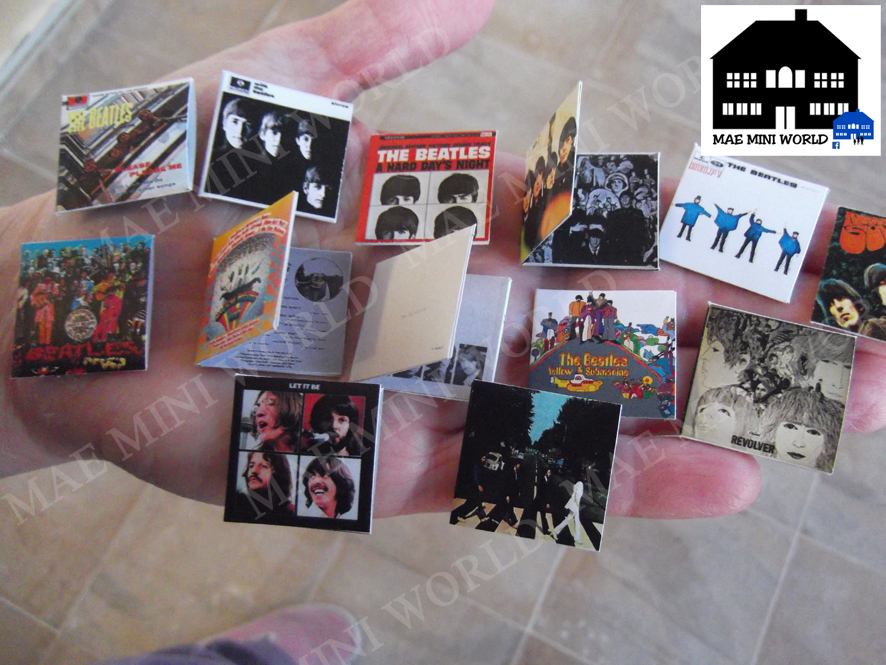 13 Record Miniature. Beatles Collection. All studio Album. MAE Mini World. USA