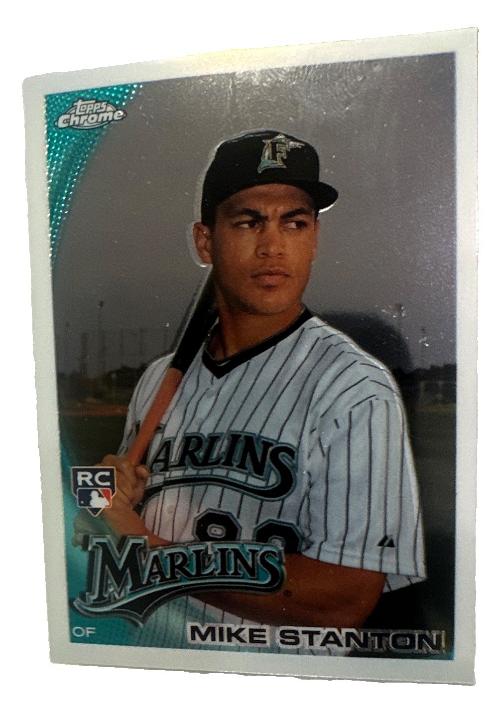 2010 Topps Chrome - Giancarlo Stanton  (Rookie Card) #190 (Mike on Card)