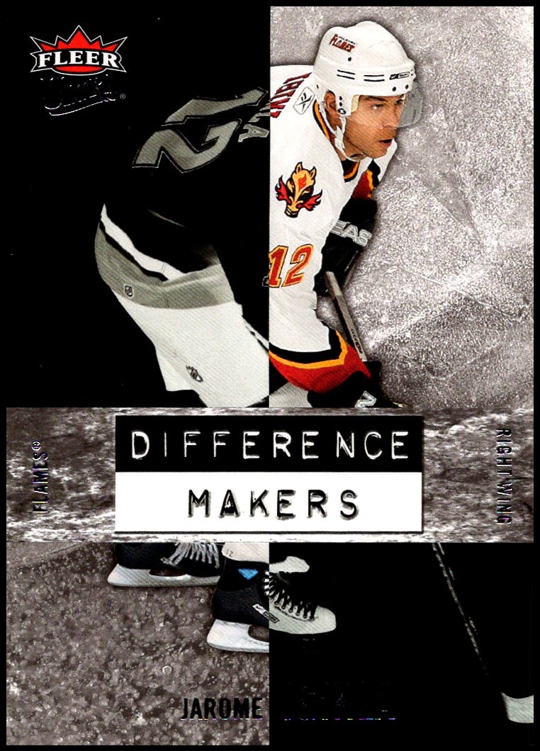 2007-08 UD Ultra #DM2 Jarome Iginla - Difference Makers HOF 