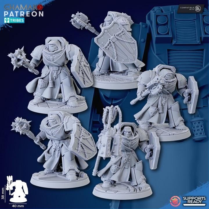 Crusaders of Death - 5 Man Squad - GHAMAK