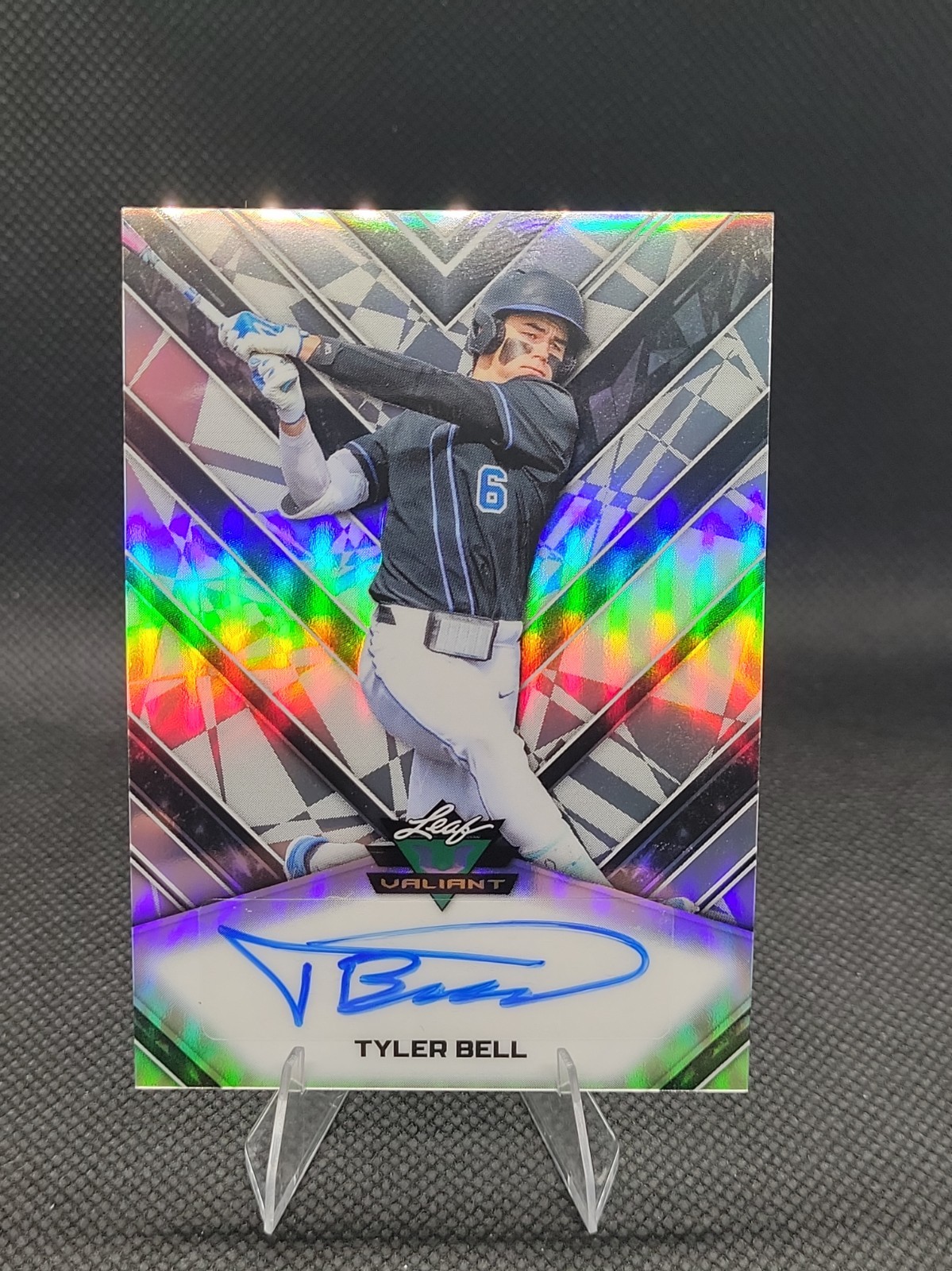 2026 Leaf Metal Draft Tyler Bell Auto Silver Refractor Valiant Colorado Rockies 2026 Leaf Metal Draft Tyler Bell Auto Silver Refractor Valiant Colorado Rockies