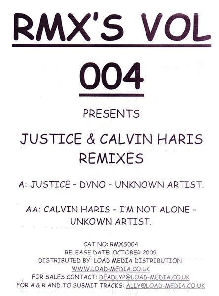 CALVIN HARRIS / JUSTICE \