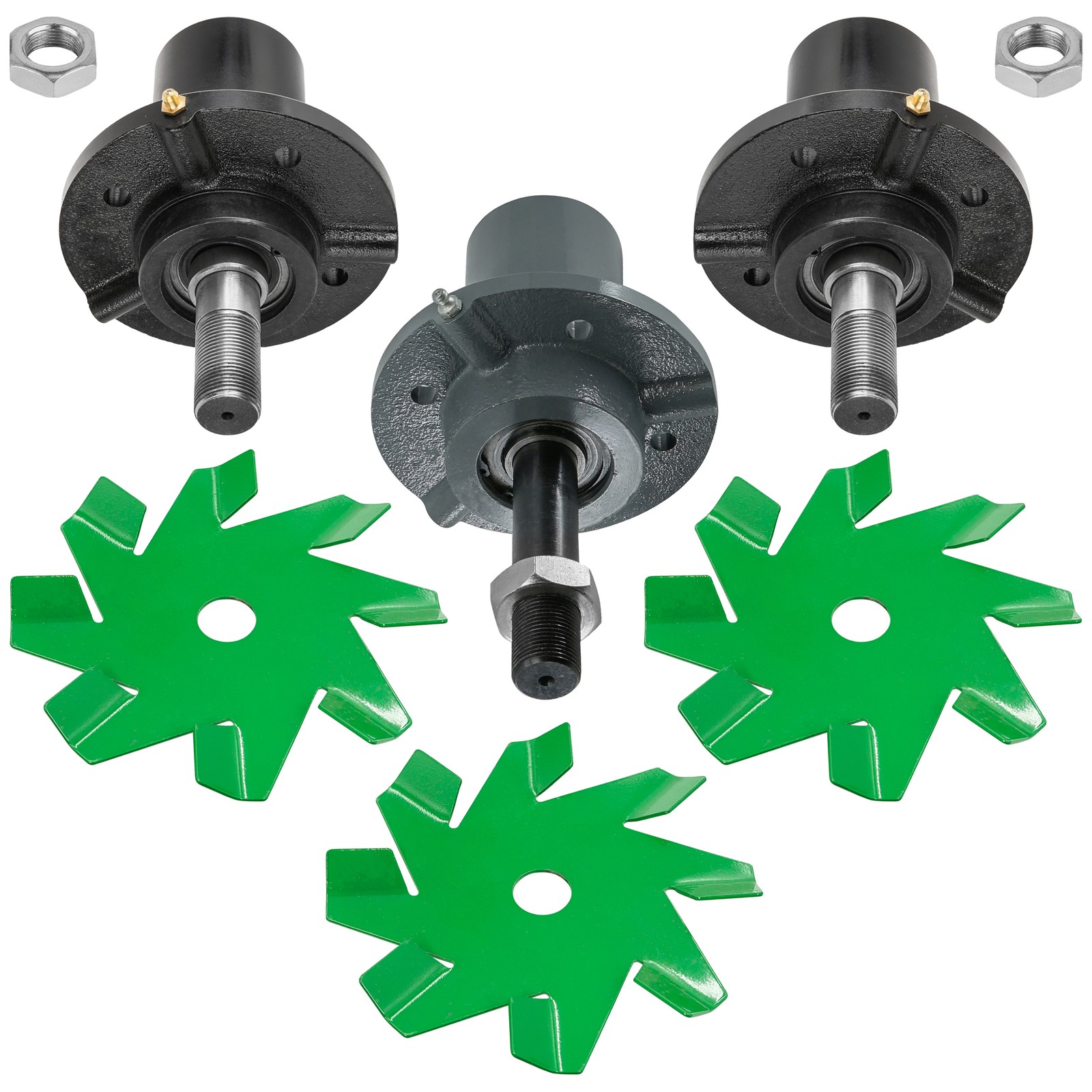 300441 300442 300058 Deck Spindles Short / Long Shaft  & Fan For Dixie Chopper