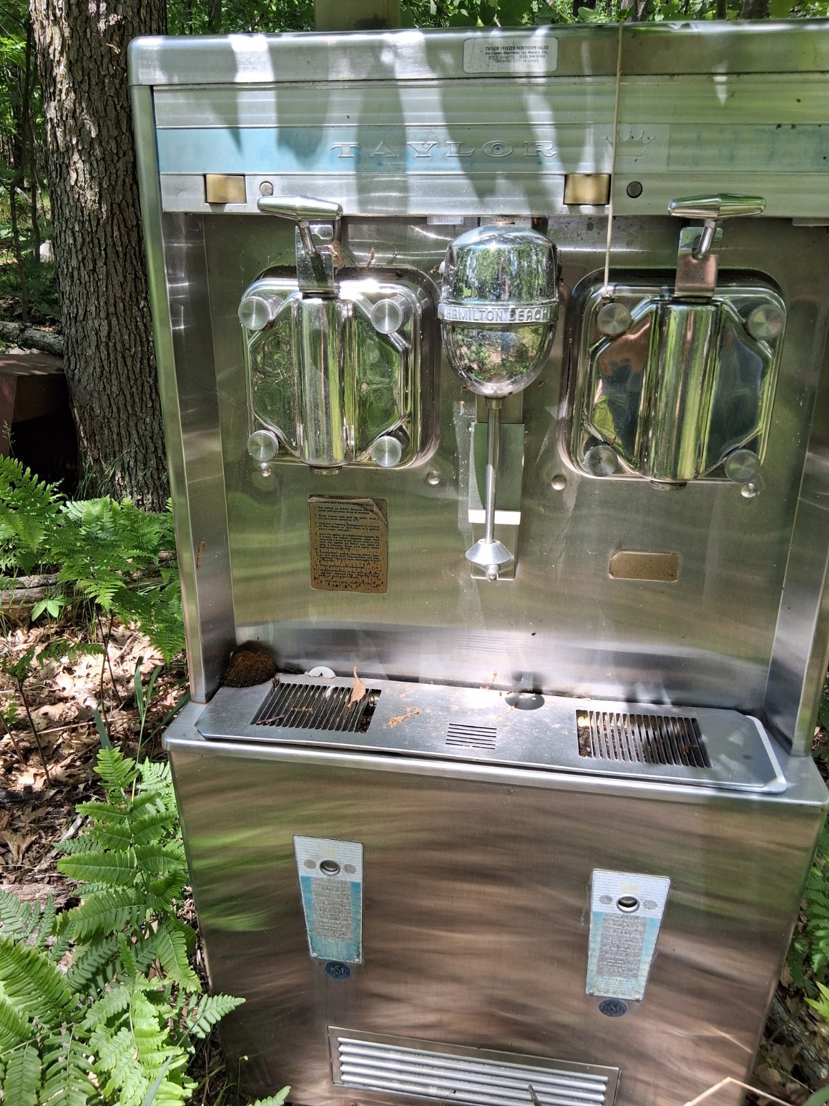 Vintage Taylor Shake Machine With Hamilton Beach Mixer Vintage Taylor Shake Machine With Hamilton Beach Mixer