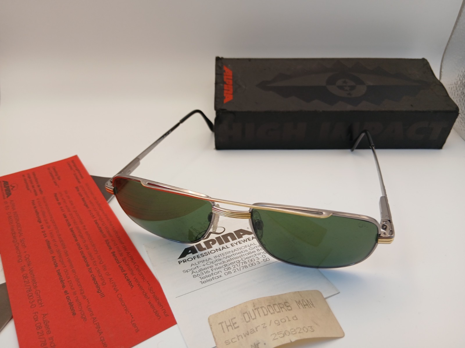Vintage Alpina The Guardian 2512203 54-17 140 Original Lens US SELLER Vintage Alpina The Guardian 2512203 54-17 140 Original Lens US SELLER