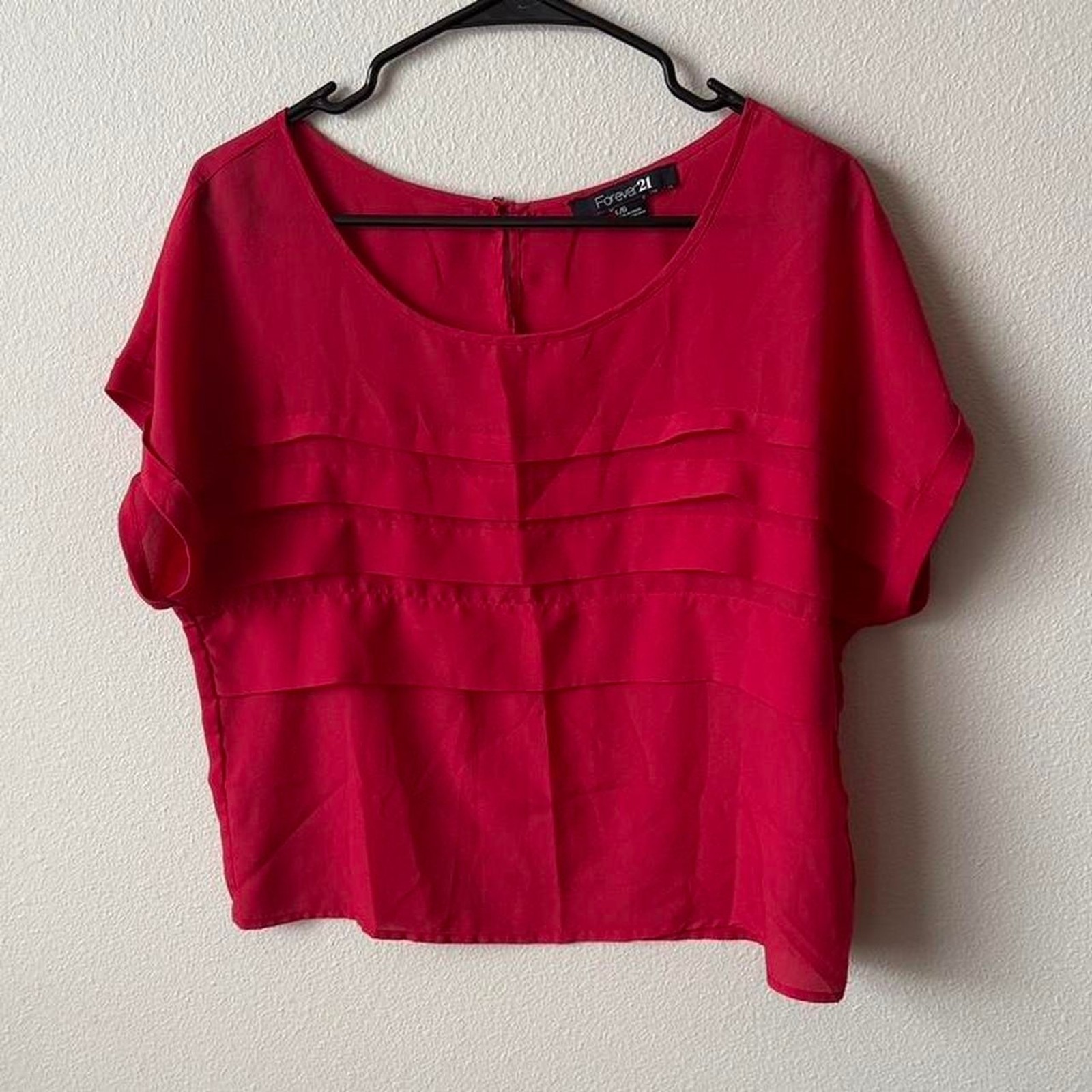 Forever-21 Women\'s Red Blouse