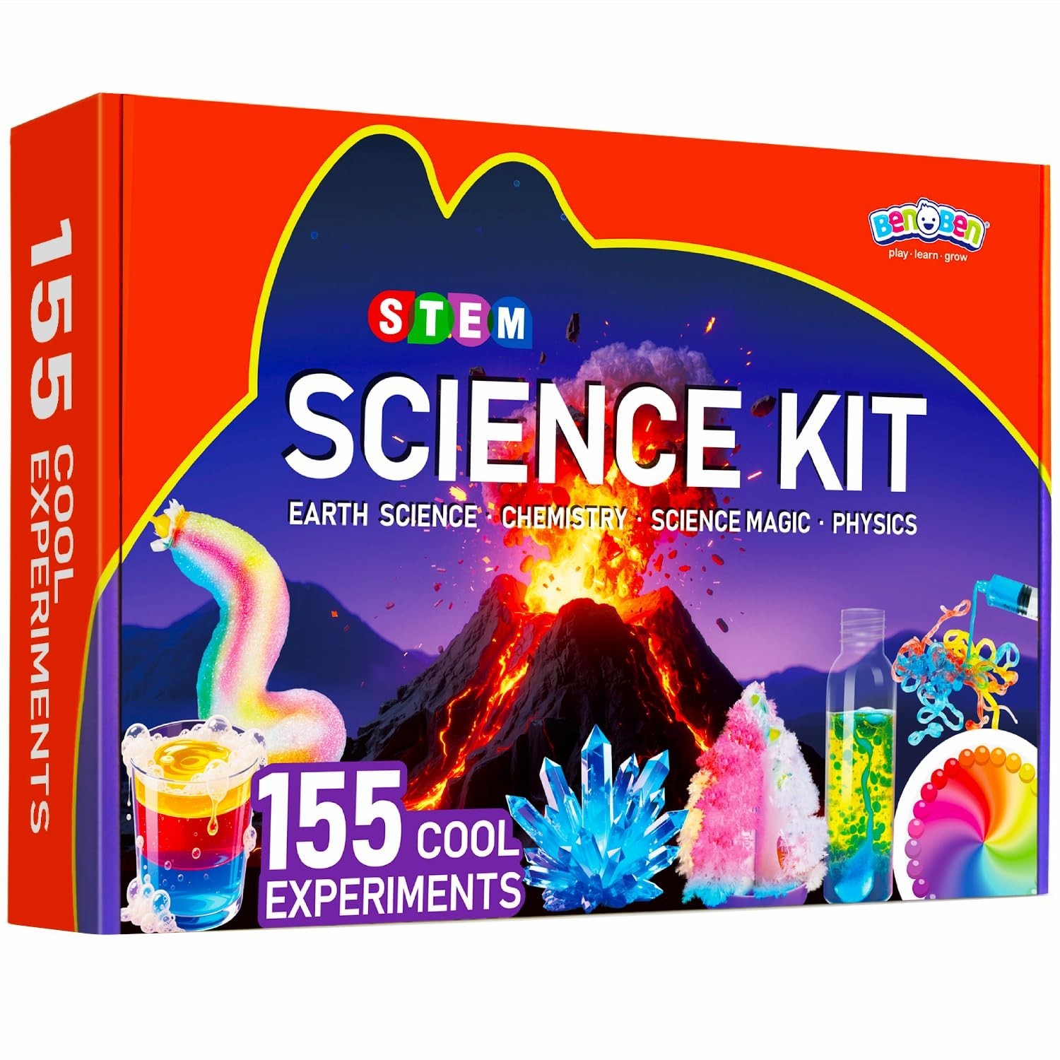 BenBen Science Kit for Kids Ages 8-12, 155 Experiments Set, Birthday Gift BenBen Science Kit for Kids Ages 8-12, 155 Experiments Set, Birthday Gift
