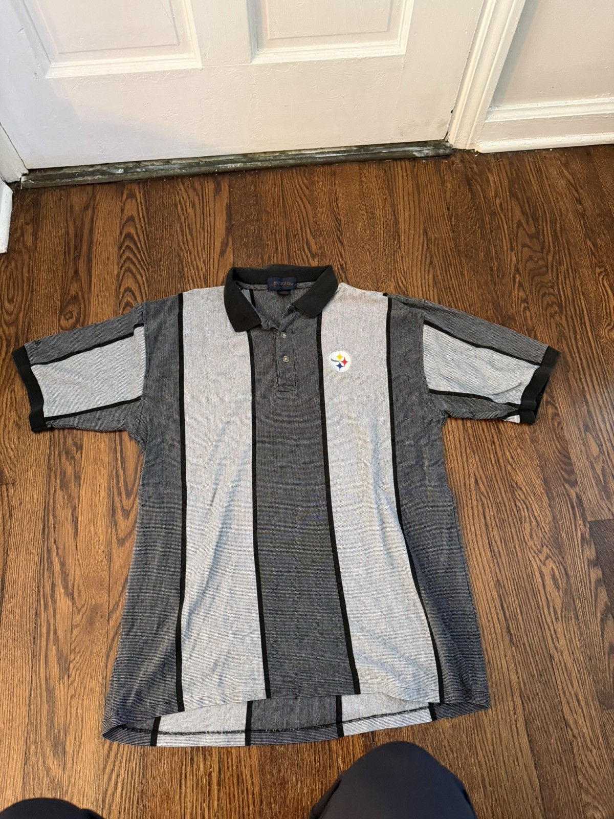 Mens Pittsburgh Steelers Polo size XL Antigua Vintage