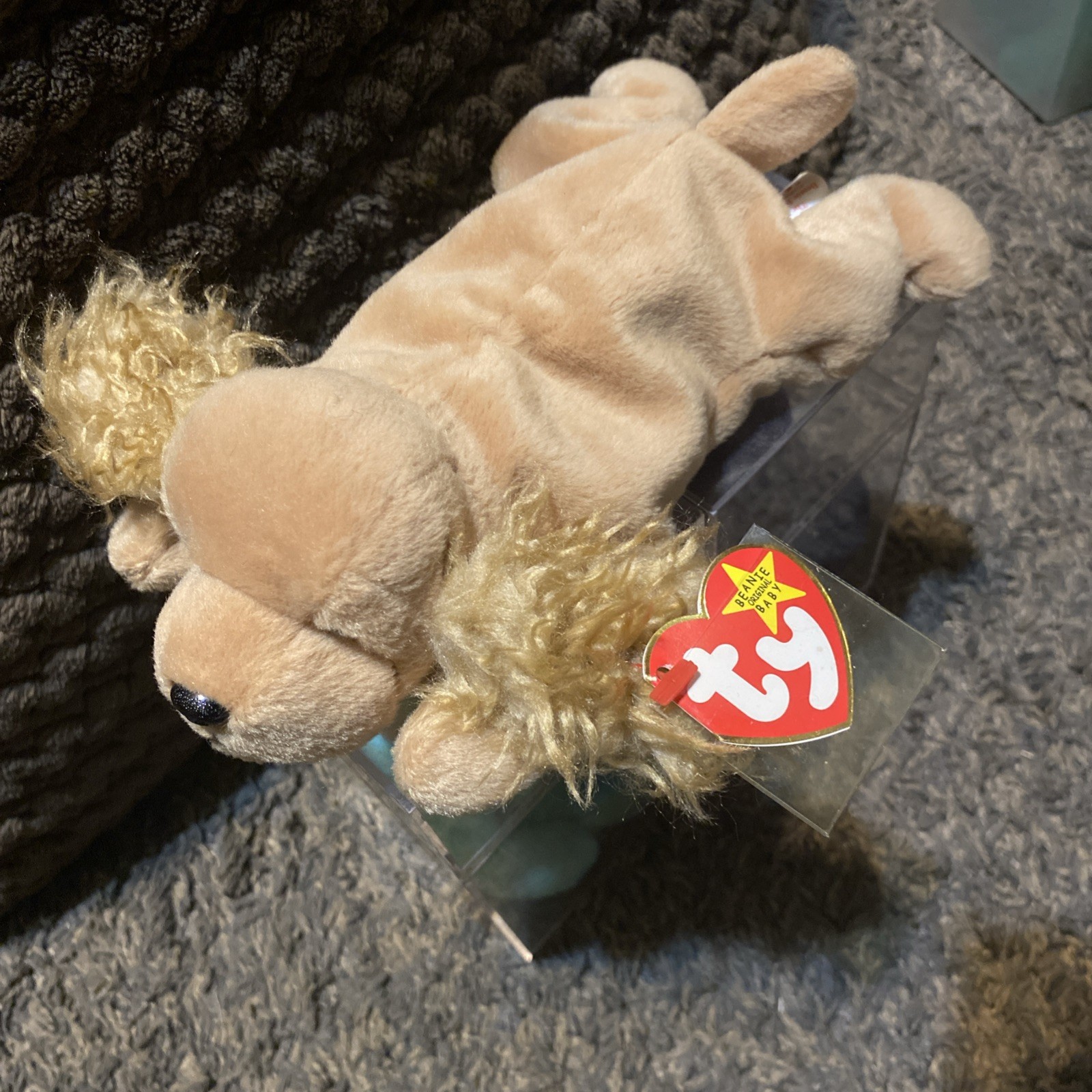 RARE RETIRED 1997 TY BEANIE BABY SPUNKY THE DOG WITH PE PELLETS/TAG ERRORS RARE RETIRED 1997 TY BEANIE BABY SPUNKY THE DOG WITH PE PELLETS/TAG ERRORS