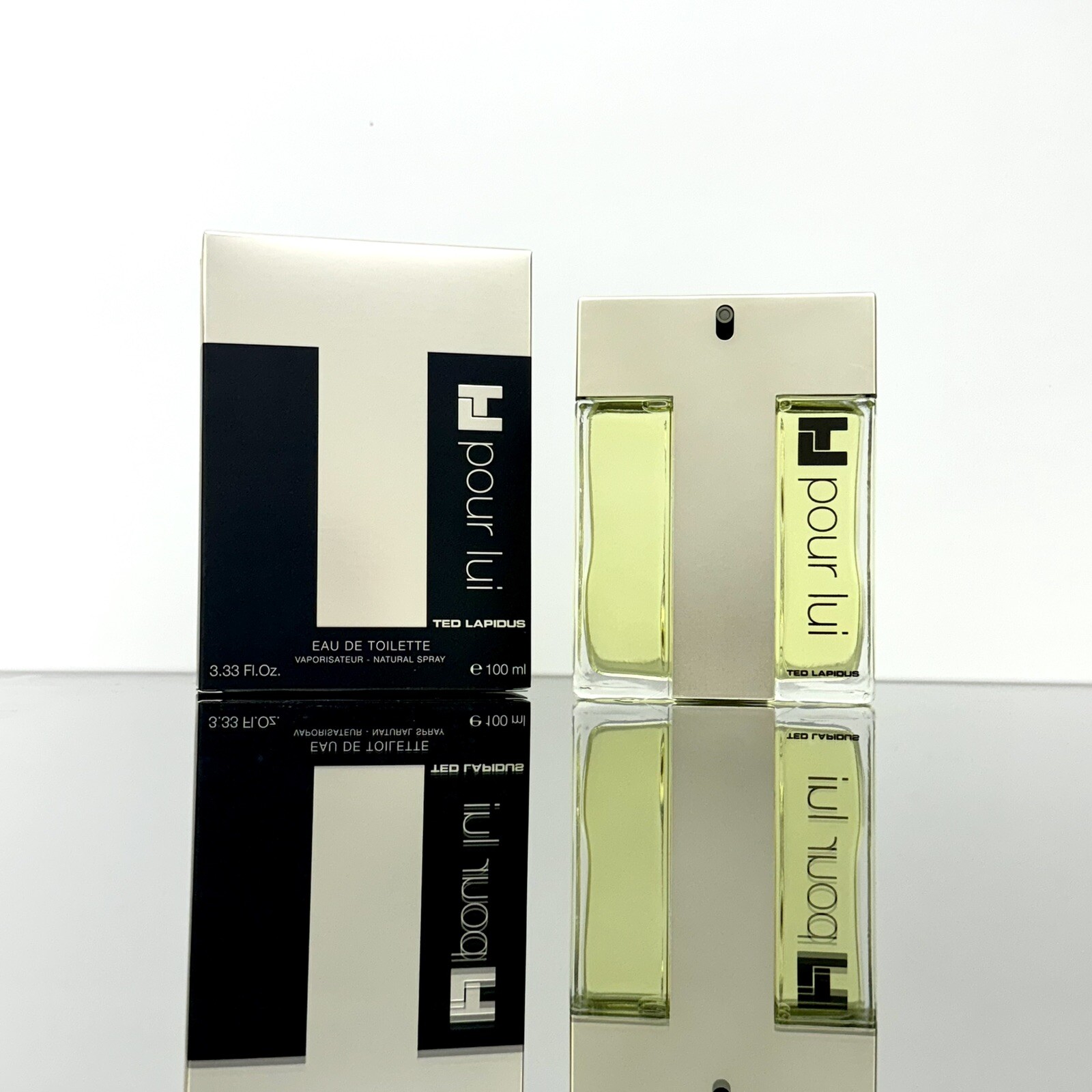 Ted Lapidus POUR LUI Men Cologne 3.3oz-100ml EDT Spray NEW-DISCONTINUED (BB35