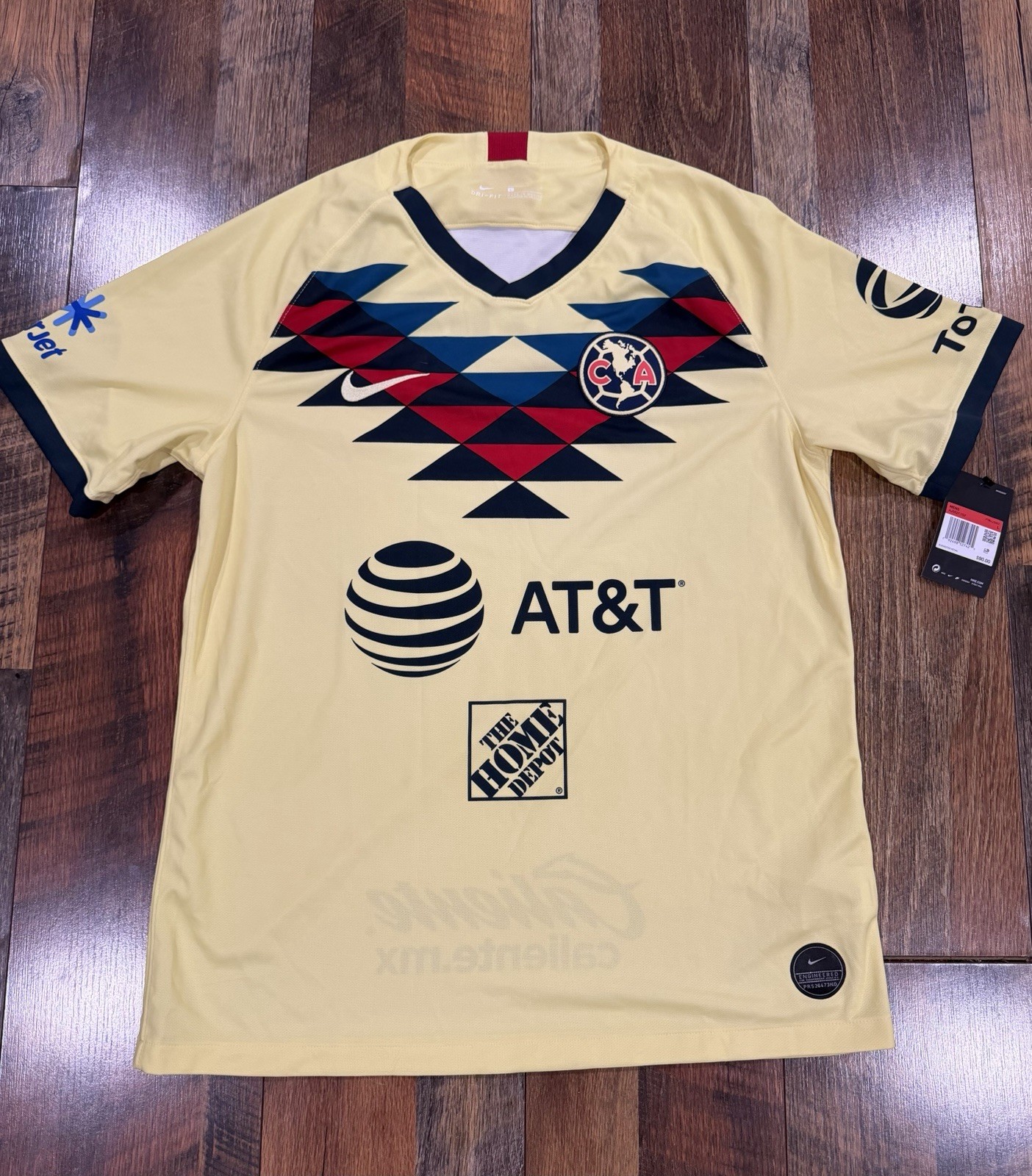 Nike Club America 2019-20 Home Stadium Jersey Mens Large New W/ Tags Aguilas Nike Club America 2019-20 Home Stadium Jersey Mens Large New W/ Tags Aguilas