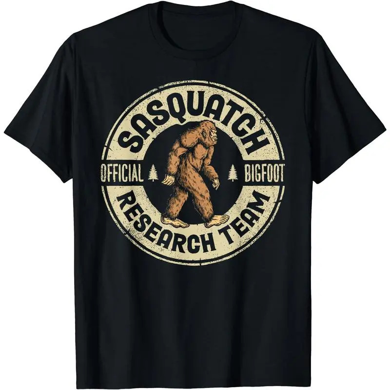 Bigfoot Research Team Retro Vintage Sasquatch T-Shirt