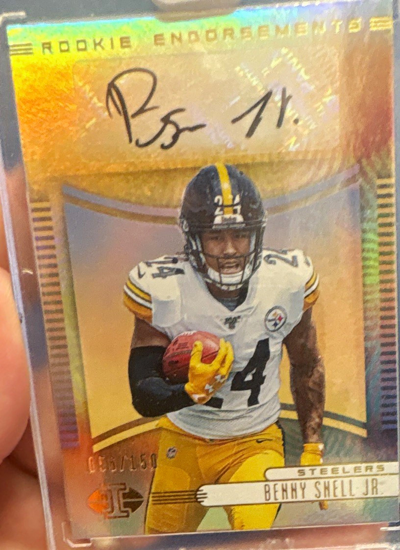 Panini Illusions 2019 Benny Snell Jr Rookie Endorsements #RE-BSJ Auto /150