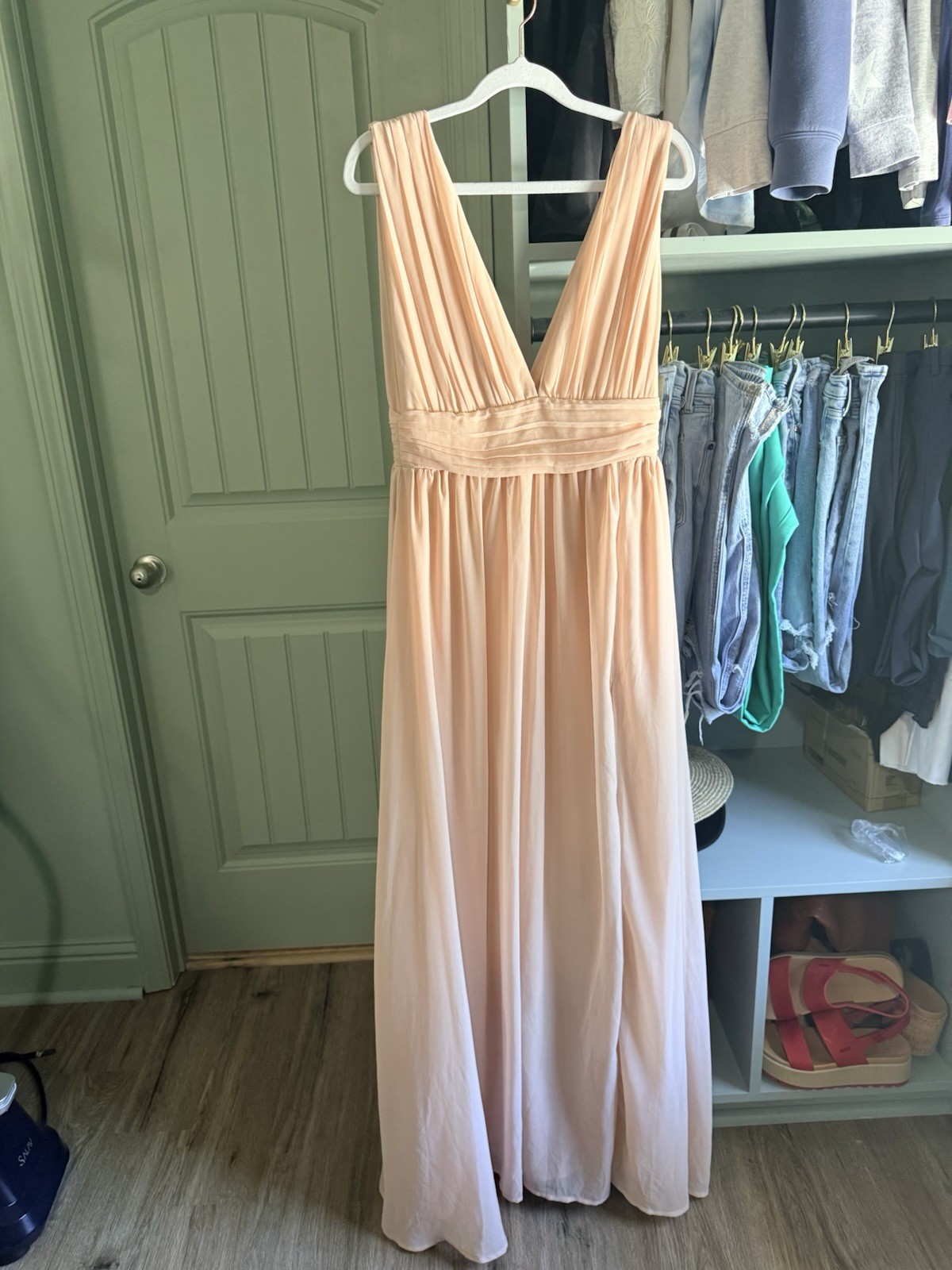 Lulus Heavenly Hues Champaign Maxi Dress Lulus Heavenly Hues Champaign Maxi Dress