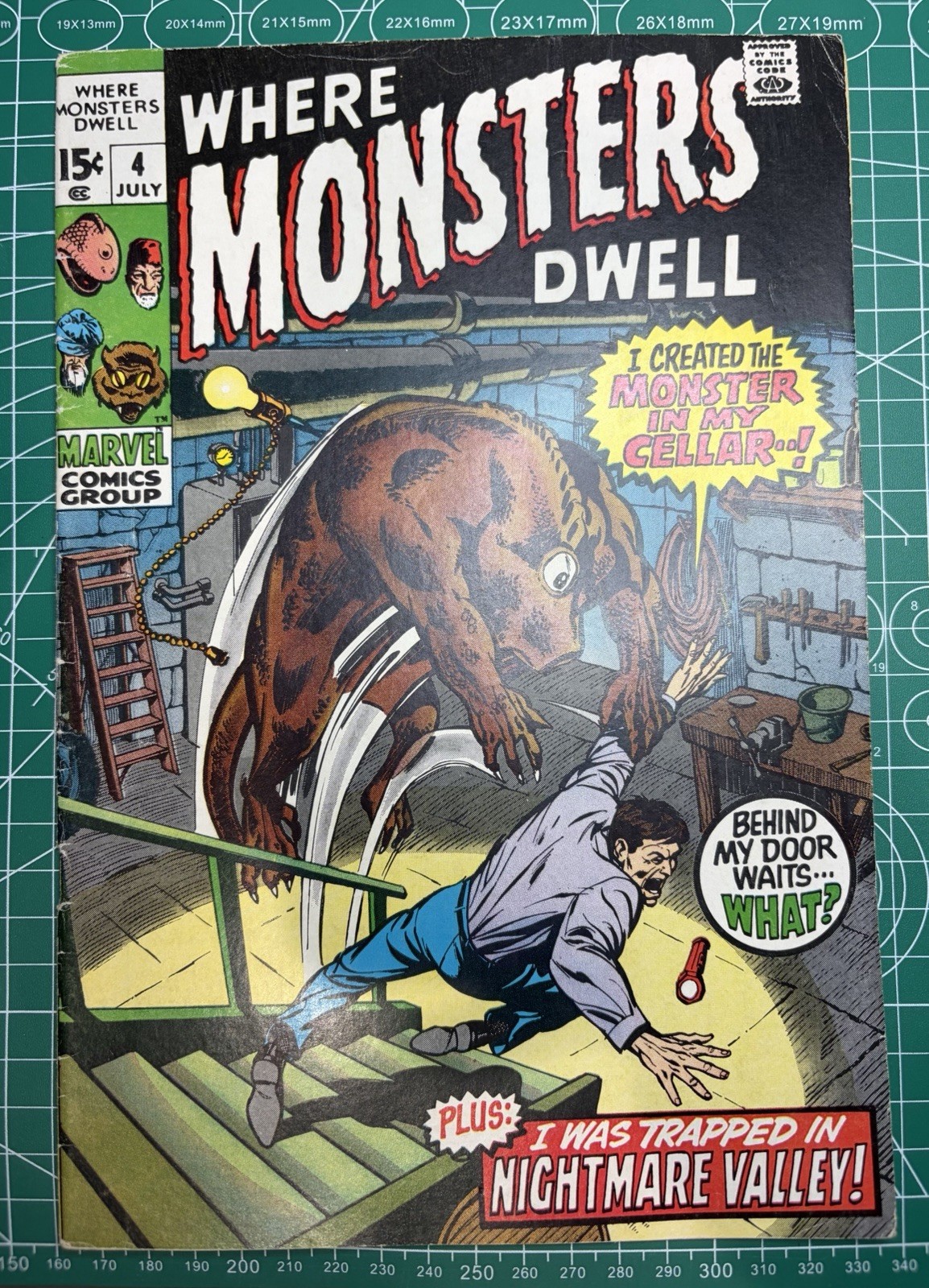 Where Monsters Dwell #4 (July 1970) Bronze Age Horror Clean And Pressed