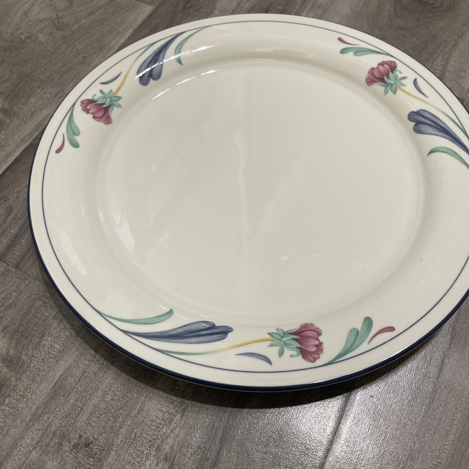 Lenox Poppies On Blue Dinner Plate, 10.75